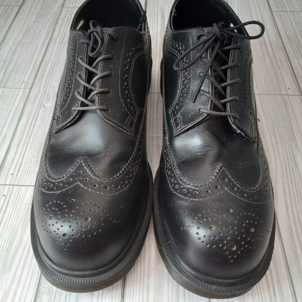 Dr. Martens Ludlow Steel Toe Brogue Dress Work Shoes